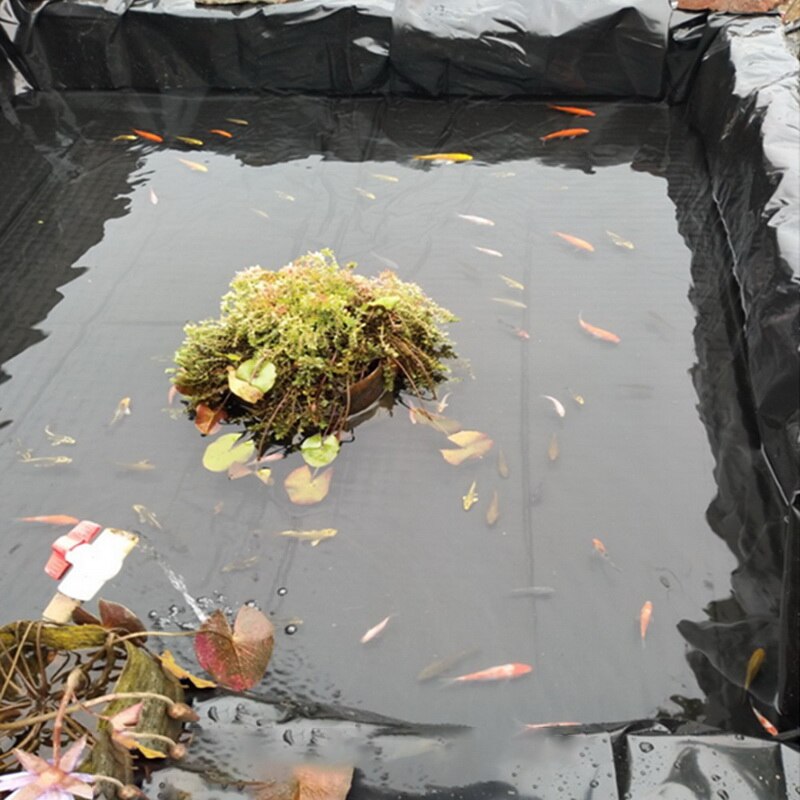 PE Pond Liner Fish Pond Liner Garden Pond Landscaping Pool Thick Heavy Duty Waterproof Membrane Liner Cloth