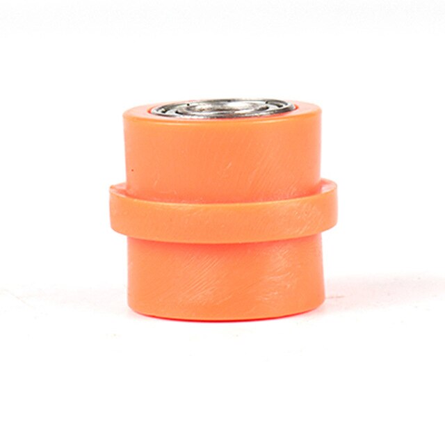 8mm 10mm concave aandrijfketting metalen plastic katrol rolgeleider spanner wielgeleider voor pit dirt straatfiets fietsen: Oranje -8