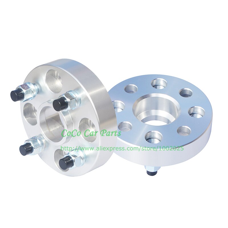 Jodriva - Entretoises De Roue 2 Pièces PCD 4x100, Aluminium, Pour BMW Et Autres (Noir 20mm)
