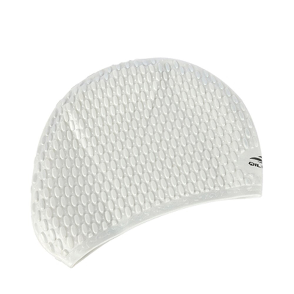 Silicone Swimming Cap Adult Waterproof Silica Gel Drip Bathing Cap Unisex Flexible Adult Waterdrop Waterproof Protect Ears