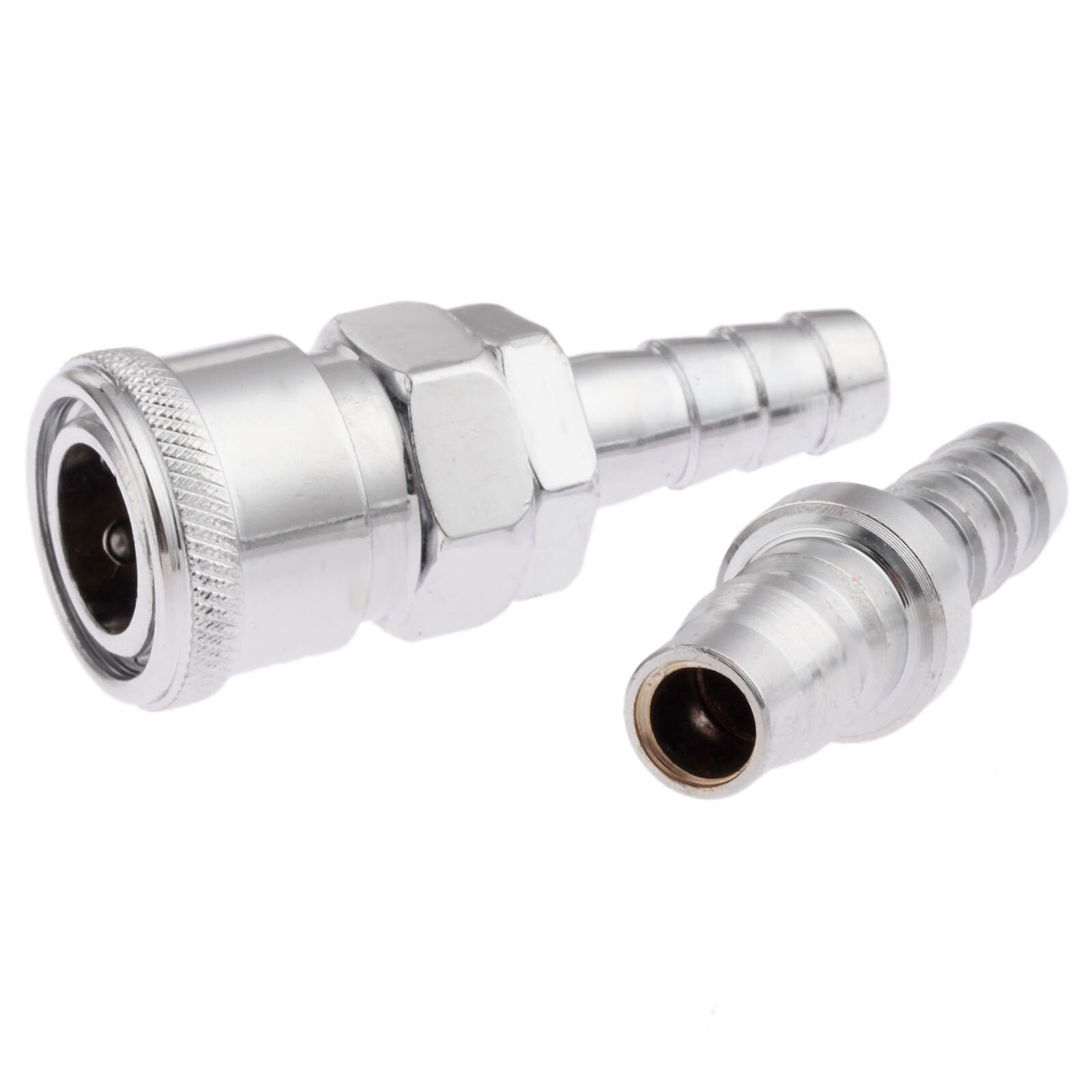 2Pcs Pneumatic Fittings Air Line Hose Compressor Connector Quick Release Coupler Air Line Fittings for 10mm Hose Pneumatic Parts