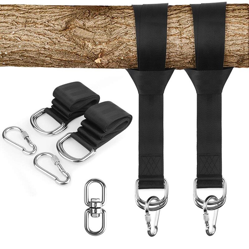Outdoor Tools Buckle Tree Garden Swing Hanging Kit Holds Hammocks
