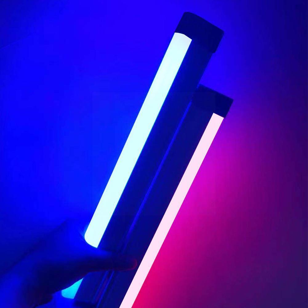Rgb Light Stick Wand with Tripod Stand Colorful Led Lamp Party Fill Flash Photography Light Handheld Light Video Speedlight B6E2