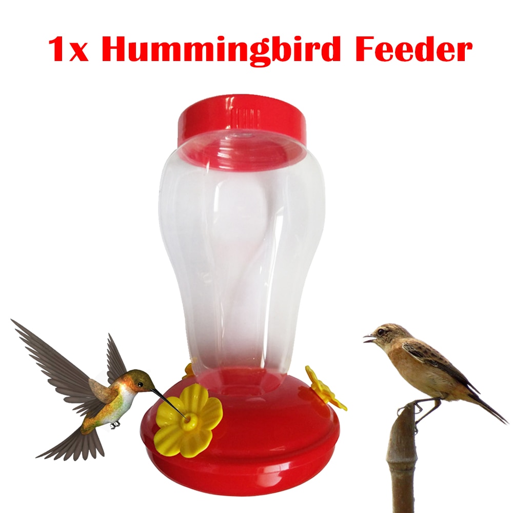 Wide Mouth Waist Hummingbird Feeder Free Nectar Patio Yard Window bird food feeder drinker bird feed
