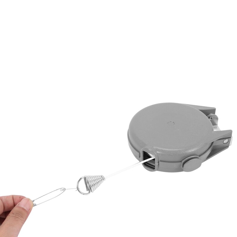 Long Retractable Washing Line, Automatic Retractable Mechanism, Adjustable and Heavy-Duty Clothesline