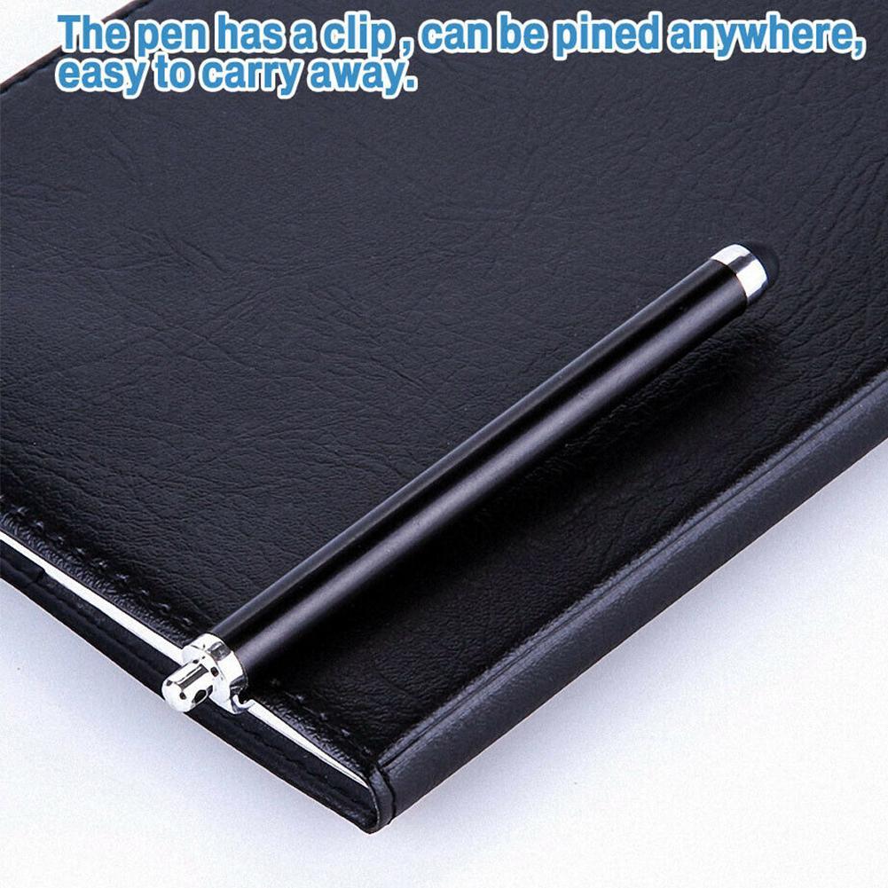 1 stück kapazitiver metall-touchpen für tablets mit pc-clip, geeignet für alle kapazitiven stifte,  f8 i 9