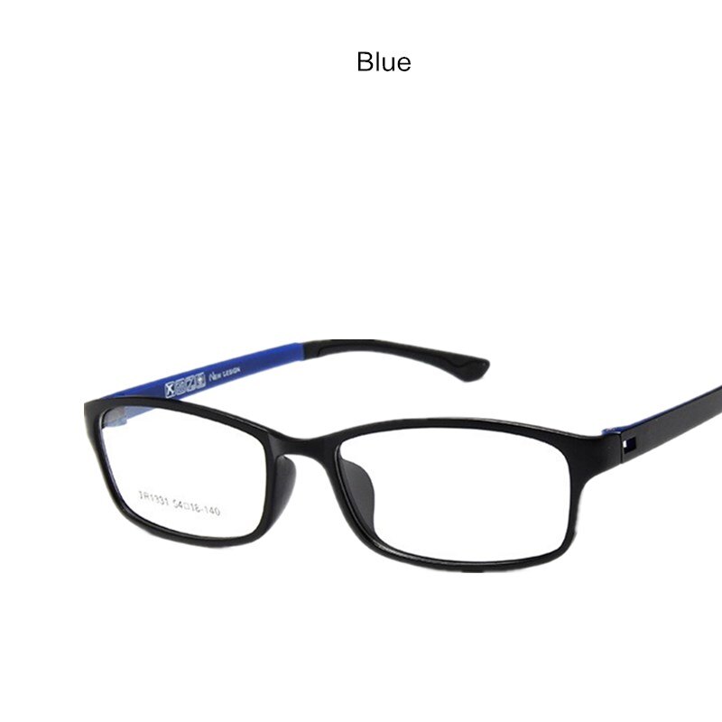 Small Square Frame Eyeglasses Anti-blue Light Women Computer Myopia Eye Glasses Optics Plastic Glasses: Blue
