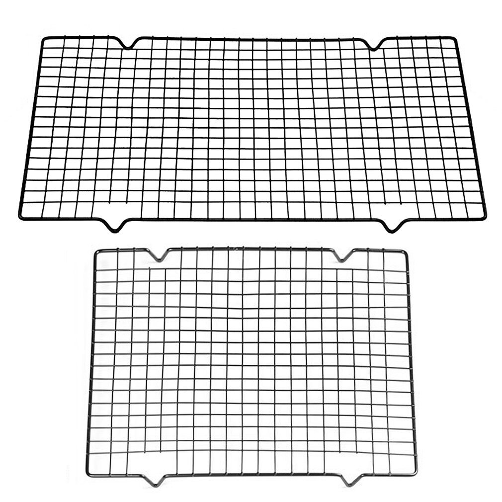Non-stick metal baking tools cake cooling rack grid mesh baking tray biscuit biscuit biscuit bread drying rack cooler bracket