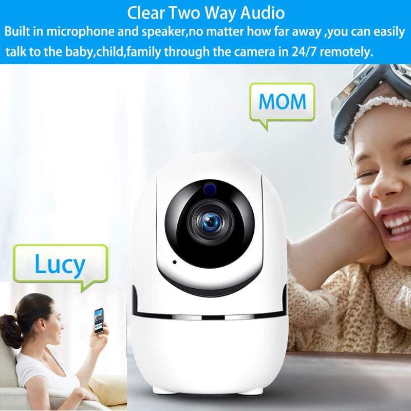 Ip kamera delikat nattesyn 1080p hd ip kamera app kontrol 2.4g wifi hjemme sikkerhed baby monitor