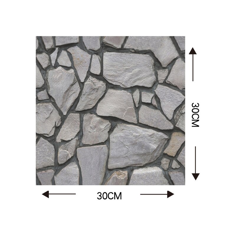 Badeværelse indretning køkken backsplash fliser decals 3d sten mursten selvklæbende tapet boligindretning vandtætte pvc wallstickers