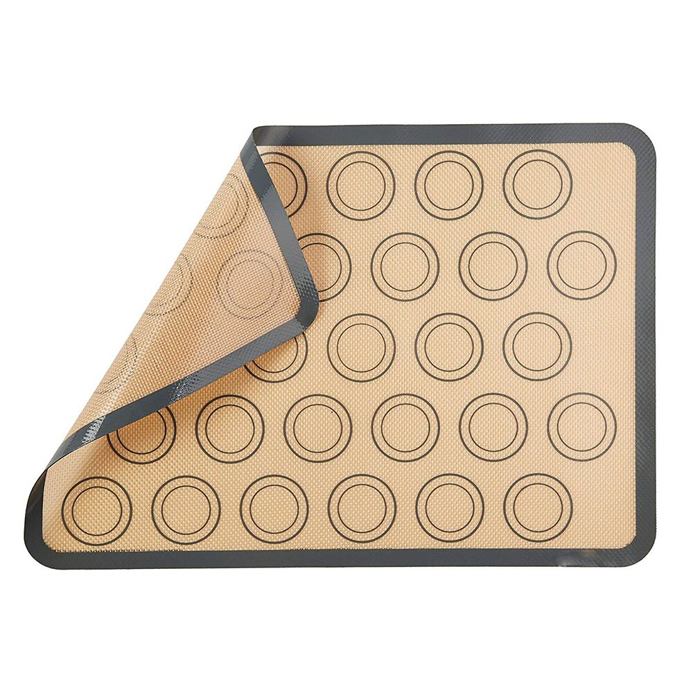 Non-stick Siliconen Bakken Mat Pad Vel Bakken Gebak Gereedschap Rolling Deeg Mat Grote Maat Voor Cake Cookie Macaron