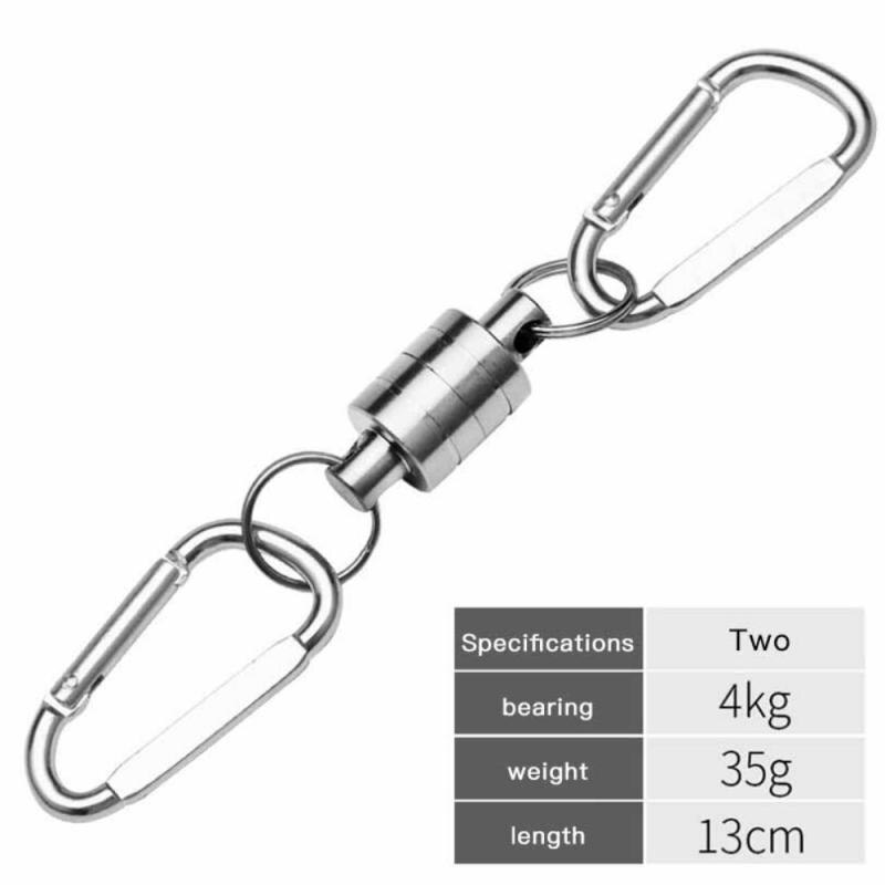 Sterke Magnetische Karabijnhaak Draagbare Outdoor Vissen Bergbeklimmen Release Lanyard Sterke Trein Release Gesp Draagbare Gereedschappen: H