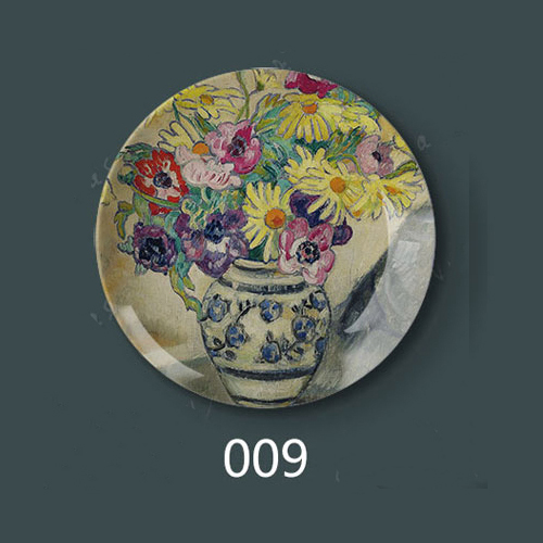 Dekorplater 8 tommer louis valtat oljemaleri dekorative kunstplater hjem vegg hall hengende: 9