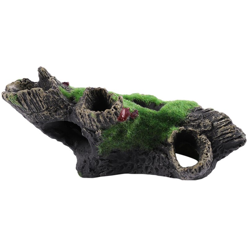 Fish Tank Decoration Accessories Moss Tree House Cave For Little Fish Aquarium Decorations