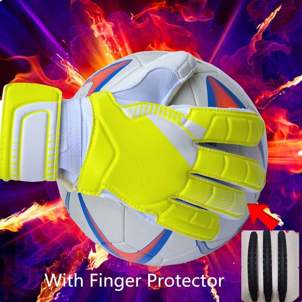 Men's Soccer Goalkeeper Gloves For Football Latex Goalie Gloves Finger Protection Adult Sport Football De Portero glove