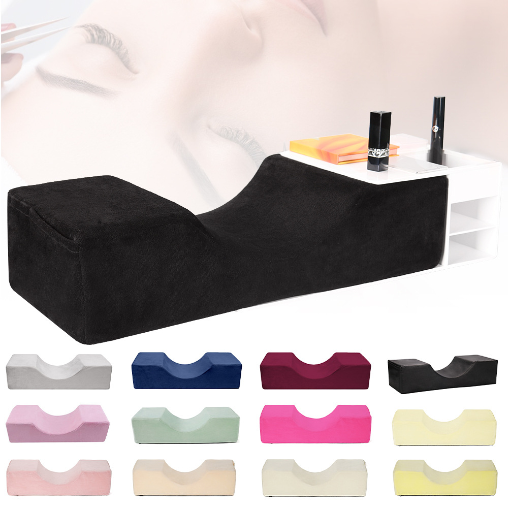 Peitsche Kissen Nacken Unterstützung Wimpern Weiche Kissen Pfropfen Wimpern Erinnerung Schaum Wimpern Verlängerung Kissen Mit Tasche machen-hoch Salon