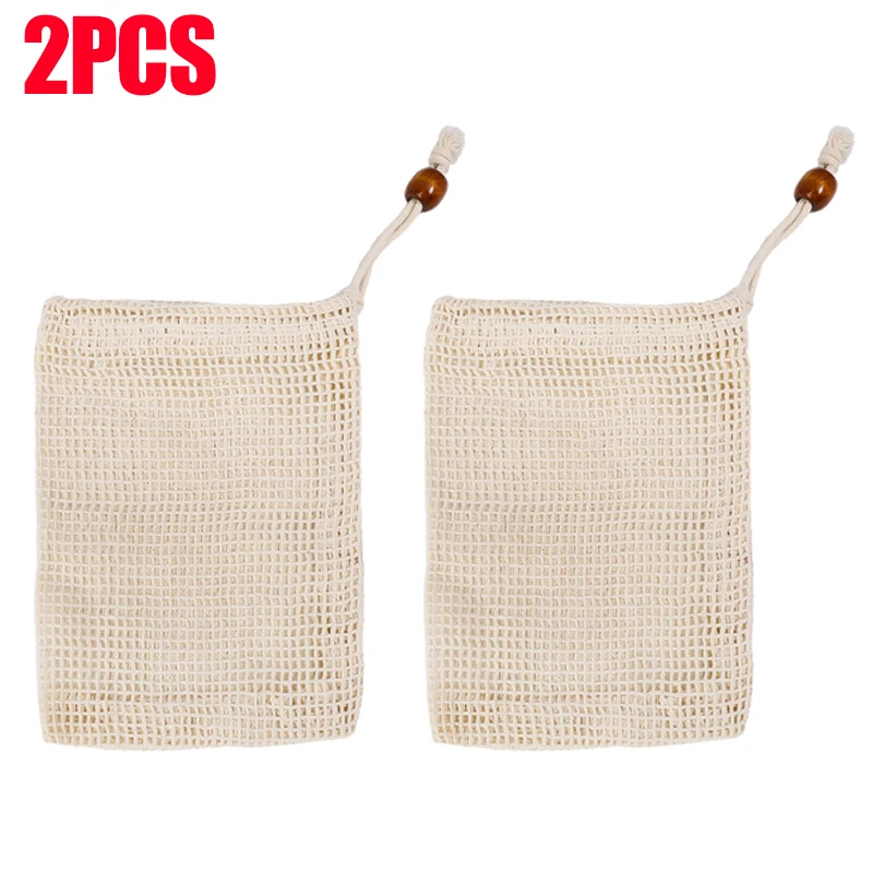 Bolsas de jabón colgantes de lino y algodón Natural, bolsa de red para jabón espumoso, bolsas de red limpiadora de jabón corporal, Herramientas de limpieza de ducha para el hogar, 1/10 Uds.: Gris