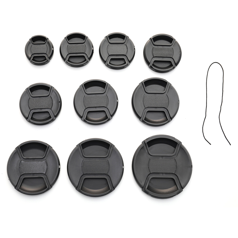 Hoge 40.5mm 49mm 52mm 55mm 58mm 62mm 67mm 72mm 77mm 82mm midden knijp klikdop cameralens