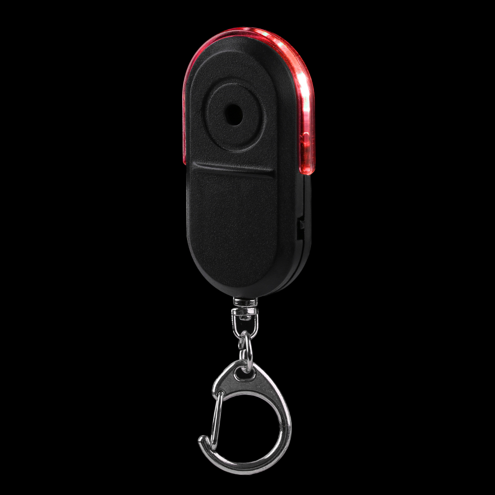 Wireless 10m Anti-Lost Alarm Key Finder Locator Keychain Whistle Sound With LED Light Mini Anti Lost Key Finder