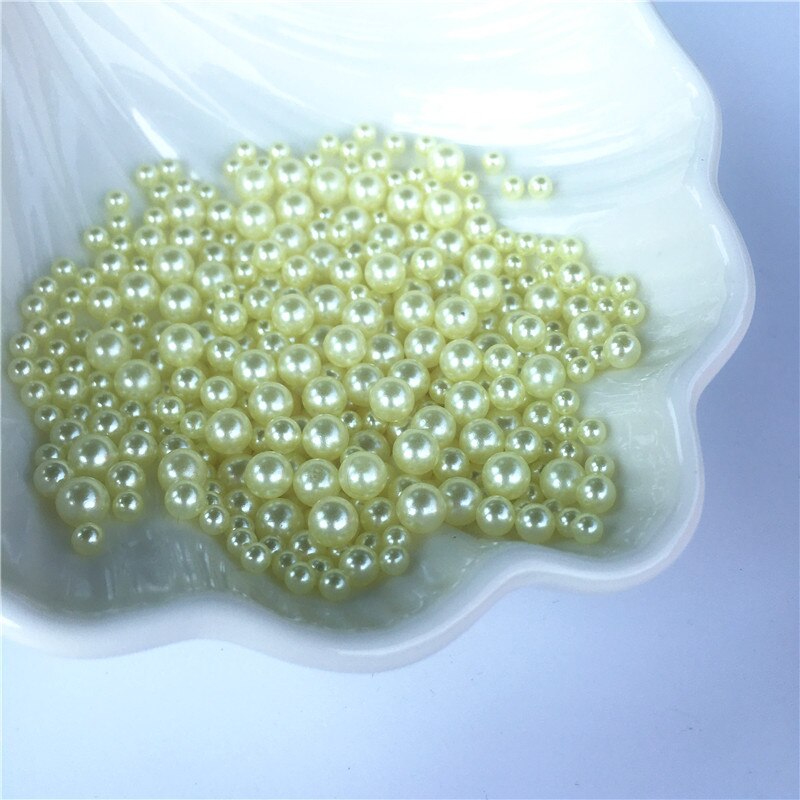 2.5-5mm blandade pärlor självhäftande kristalllim uv-harts lim simulering pärl tätningsfyllmedel 500 st: 13