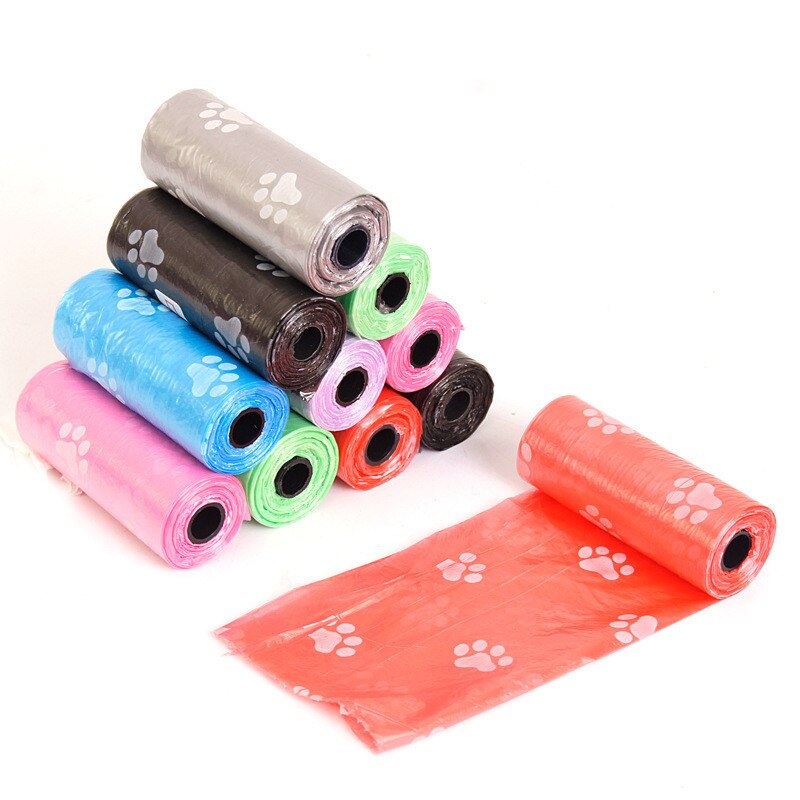 Sac de merde pour chien, sacs poubelles pour déchets d'animaux de compagnie, sac de nettoyage biodégradable, ramassage de déchets, produits pour chiens