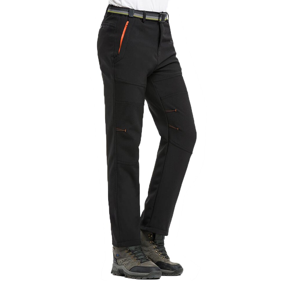 LOFTY STONE Men's Winter Pants Men Reflective Warm Fleece Softshell Trousers Mens Cargo Pants Male Loose Waterproof Sweatpants