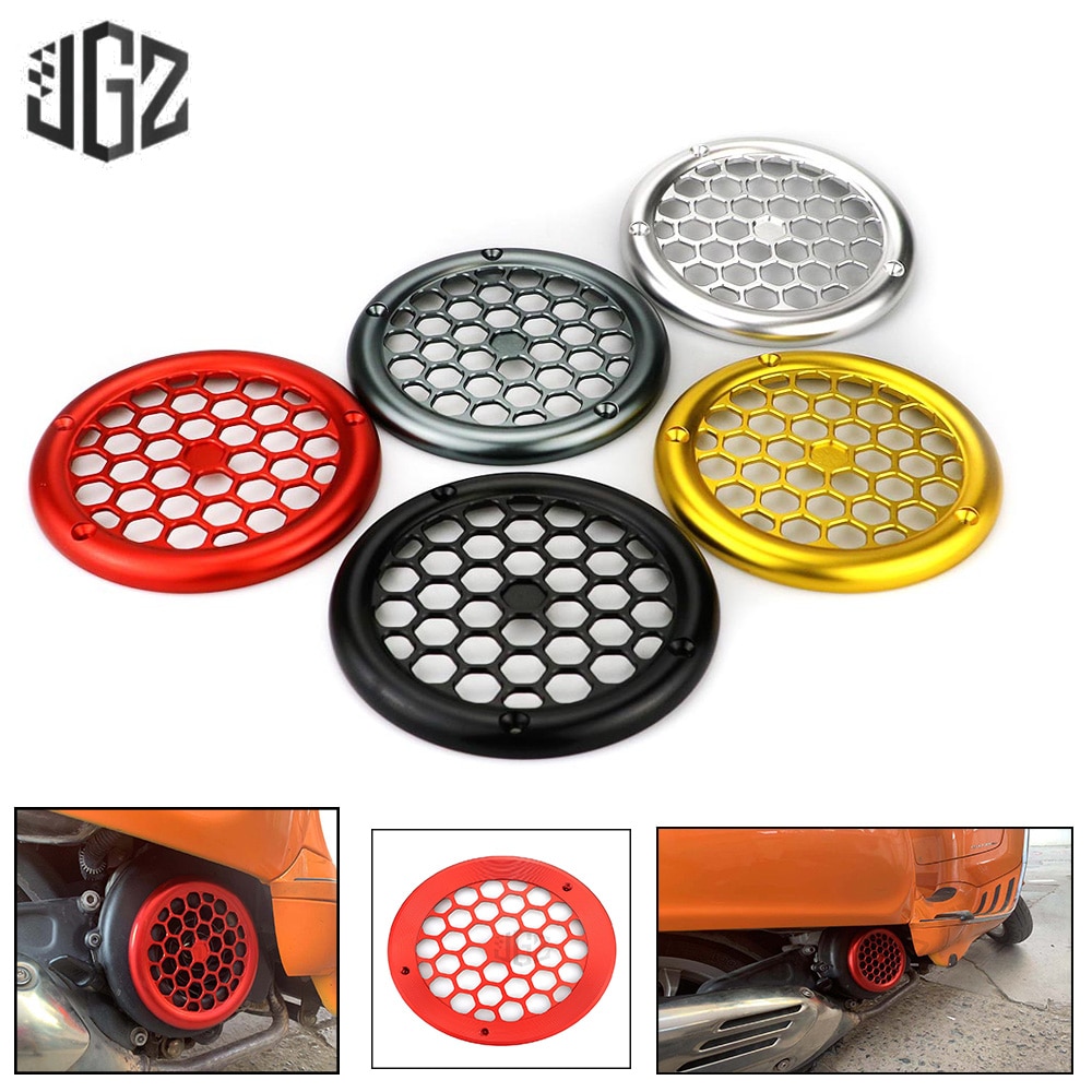 Accessoires de protection latérale ronde de protection de moteur de commande numérique par ordinateur de moto pour la série de Piaggio Vespa Sprint Primavera LXV LX 150 150CC