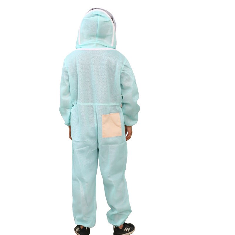 Traje de apicultura para apicultor equipo cielo azul aire acondicionado ropa protectora colmena transpirable Anti abeja