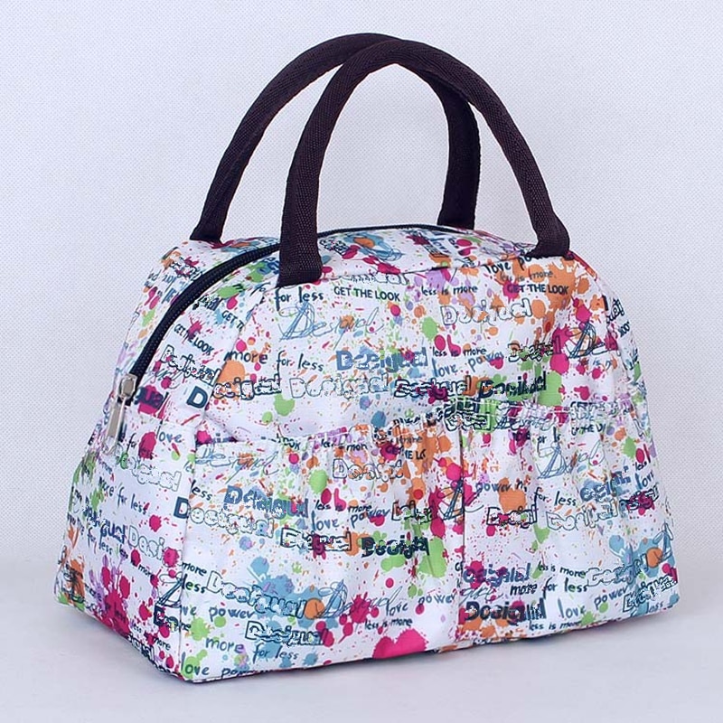 Bolsa de almuerzo con aislamiento portátil, bolsas de almuerzo térmicas para Picnic, Bolsos De Mujer, nevera, bolsa de almacenamiento Bento, bolsa térmica