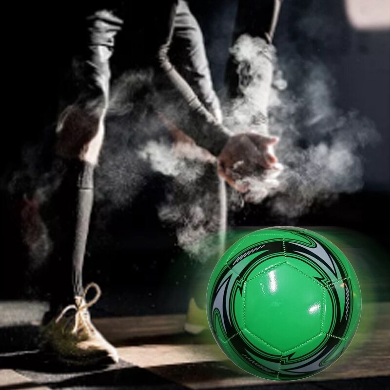 Professional pvc football ball size e 5, official football training football ball, competition outdoor football, green