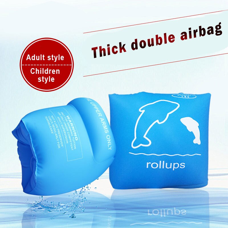 Arm Floaties Inflatable Swim Arm Bands Floater Sleeves Swimming Rings Tube Armlets for Kids Adults B2Cshop