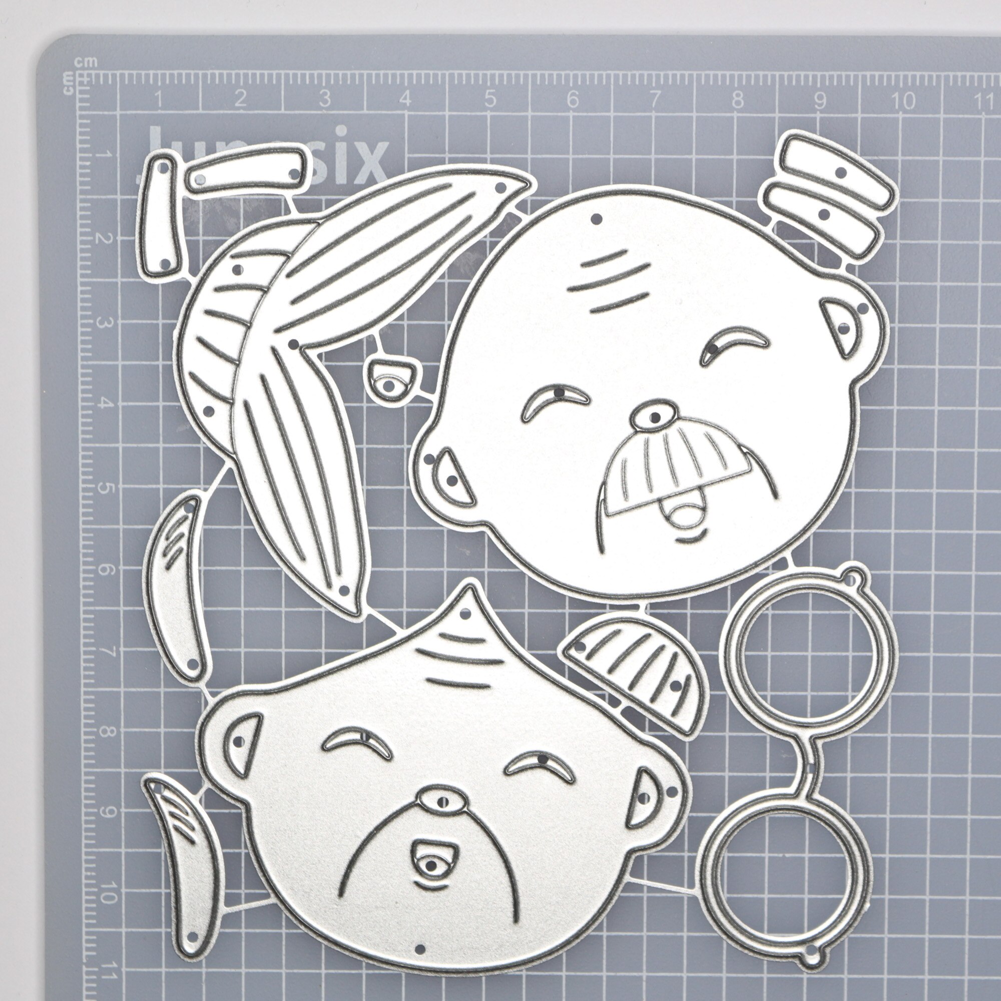 Encantadores y famosos troqueles de corte de Metal, nuevos troqueles para manualidades, álbum de recortes, plantilla en relieve, gafas, troquel para personas, decoración cortada