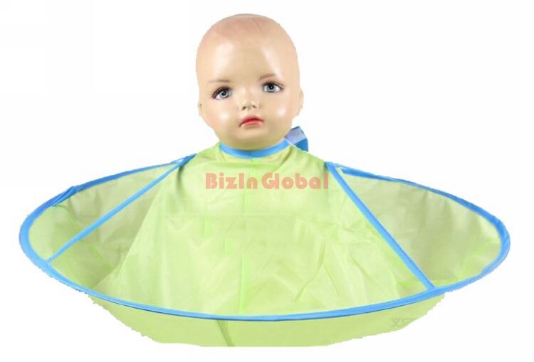 1 Stuk Zuigeling Kind Haar Bib Capes Voor De HomeHair Stylist Persoonlijke Gebruik Mantel Nylon Doek Zoals Een Omgekeerde paraplu