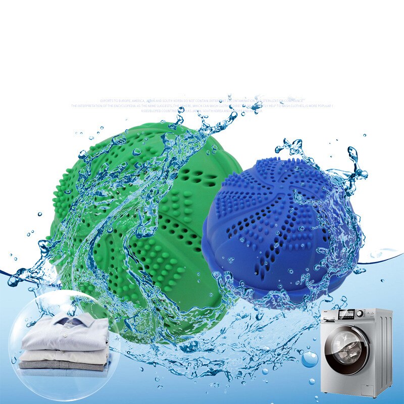 Boule de lavage pour Machine à laver, , facile à utiliser, pour nettoyer et adoucir les vêtements