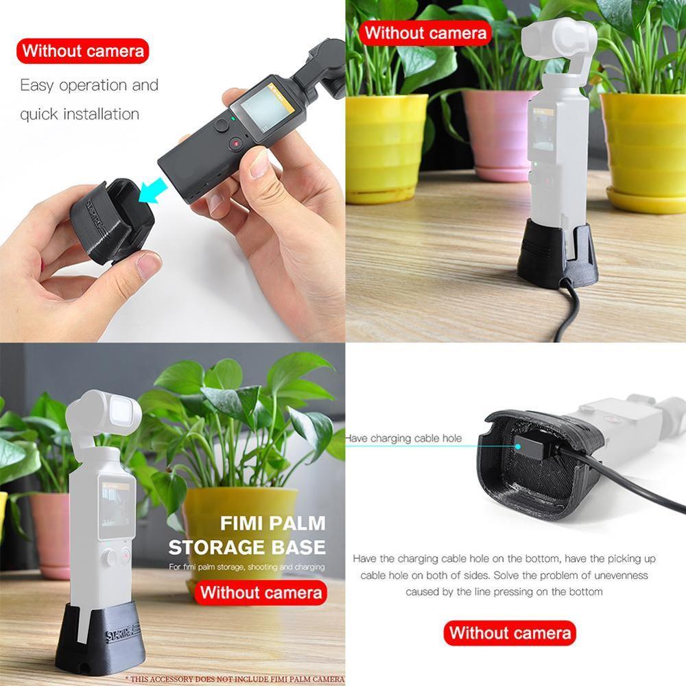 Base de la Cámara FIMI Palm Gimbal, Base de carga oficial, microfono accesorio para FIMI, adaptador de agujero Original de Palma, cardán 3. O1D4