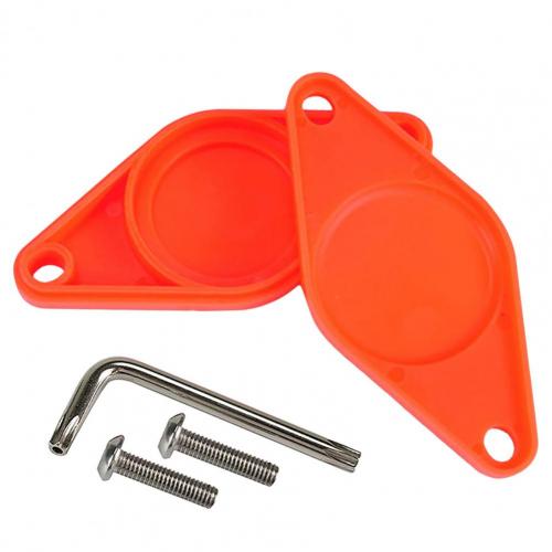 Cykel locator hætte mini anti-tyveri cykelholder tracker positioner covers anti-tab cykel air tag cover til cykeltilbehør: Orange