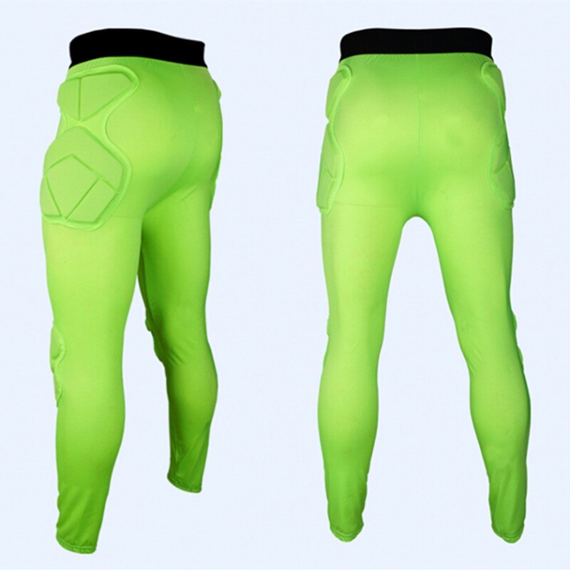 Men Soccer Goalkeeper Pant EVA Sponge Slim Skinny Football Goal Keeper Goalie Sports Training Leggings Pants