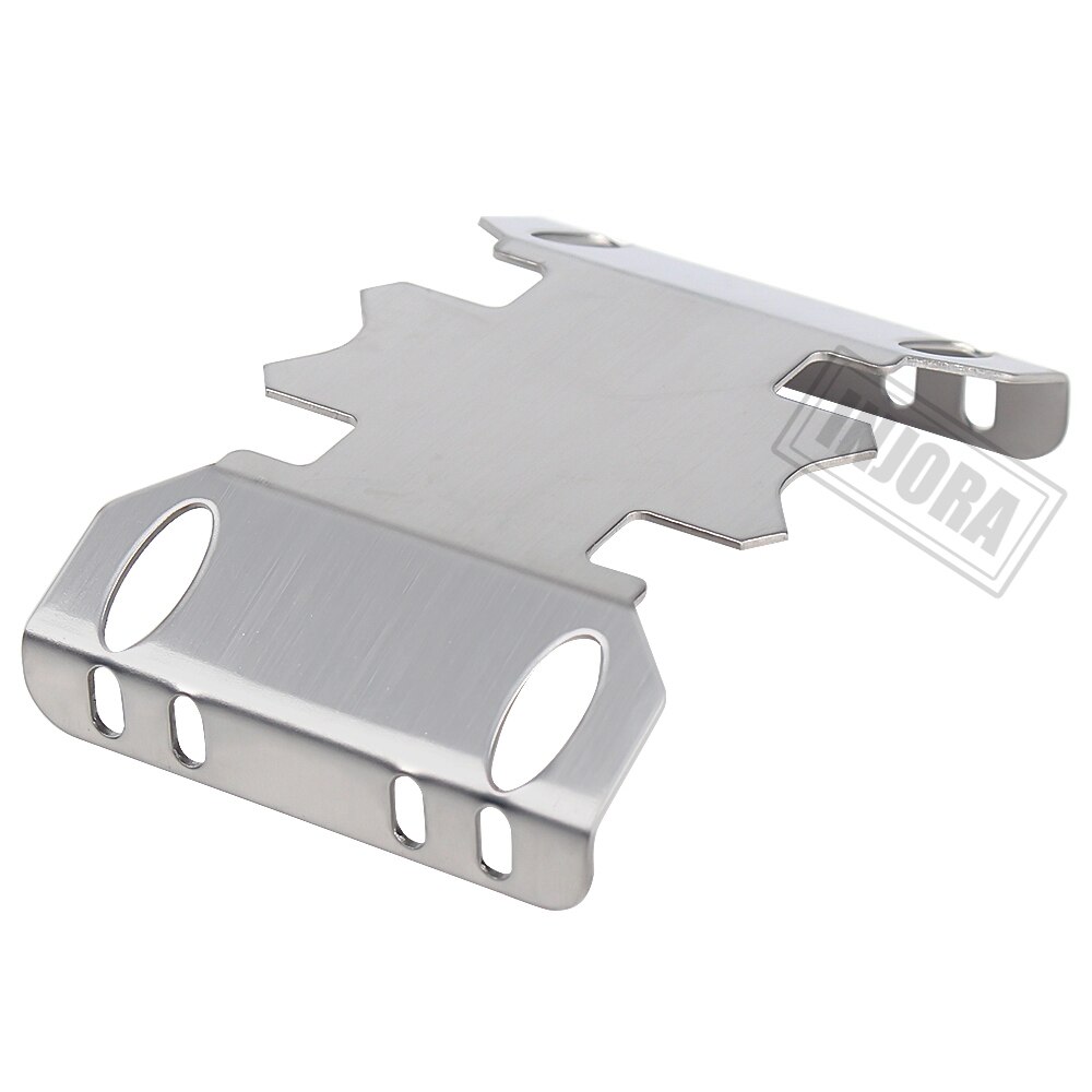 INJORA, Armadura de chasis de Metal, placa protectora de eje para 1/10 RC Crawler Axial SCX10 II 90046 90047 90059 90060, piezas de mejora: Chassis Armor