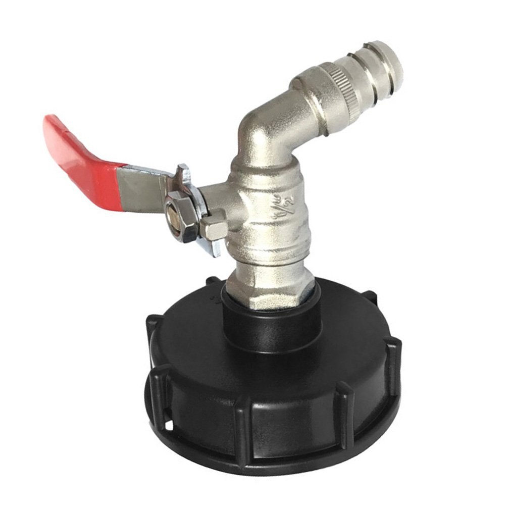 Ibc ton fatventil montering rostfritt stål 2 " to 1/2 " tank adapter för mässing kran montering ventil reservdelar