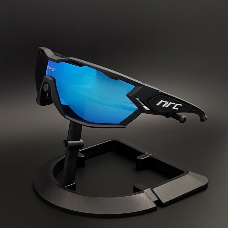 NRC gafas de ciclismo hombres mujer deportes al aire libre gafas ciclismo bicicleta de montaña gafas de bicicleta de carretera de photochromism: 07 / Red photochromic-3