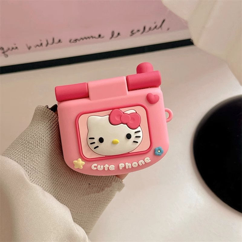 Funda de dibujos animados para Huawei FreeBuds 6i 5 4 Pro 2 3 SE2, accesorios para auriculares, Funda protectora con Clip gratis, Funda suave de silicona 4E: 3XS / Marrón