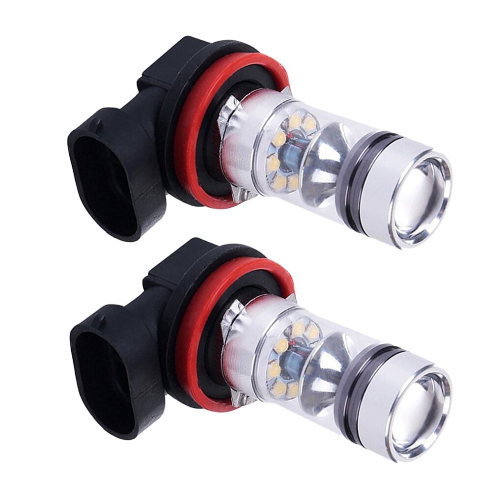 1 paar H11 20LED 100W hoch Energie Projektor Nebel Fahr Licht Lampen-Weiß