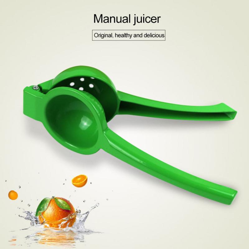 Bærbar sitronappelsin manuell fruktjuicer kjøkkentilbehør verktøy sitrus 100%  rå håndpresset juicemaskin