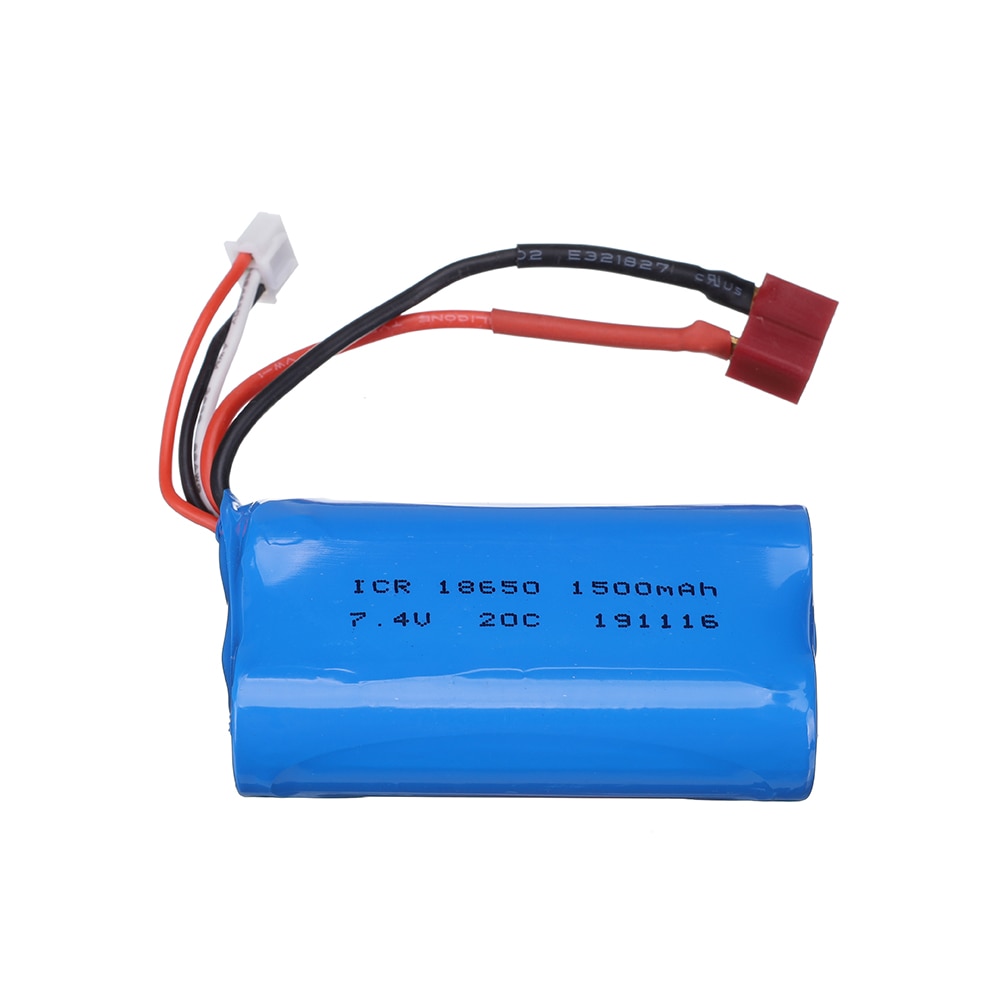 Batteria 7.4v 2S per 1001 1002 HB ZP1001 HB ZP1002 accessori auto telecomando 7.4v 1500mah batteria li-po 20C 18650 T spina