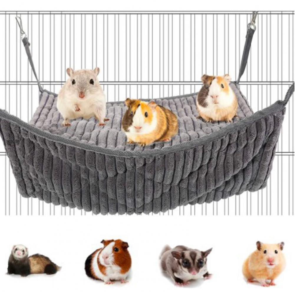 Cama tipo túnel para ratas, cueva espacial grande, casa de ardilla de doble capa, hamaca para hámster, hurón, nido para dormir para ratas, suministros para mascotas