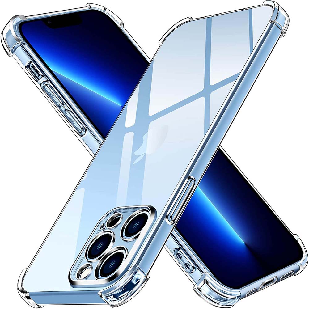 Funda para iphone 13 Pro funda iphone 11 12 13 mini 14 15 16 Pro Max funda a prueba de golpes fundas de silicona transparente: Para iPhone 15 Pro
