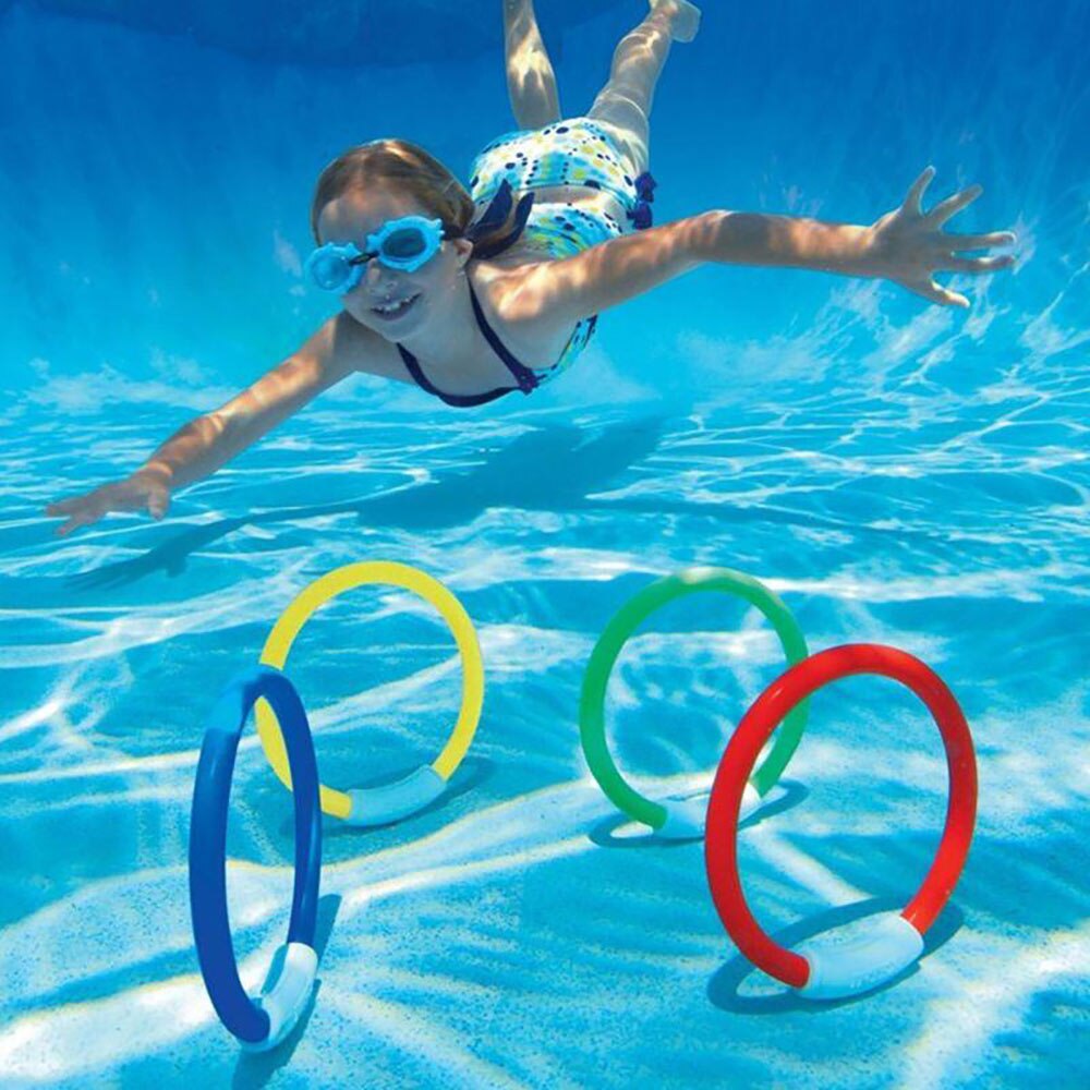 32 stk dykningssæt undervands svømmebassin dykkerlegetøj med dykkerringe torpedo skatte dykkertræning godt til børn barn