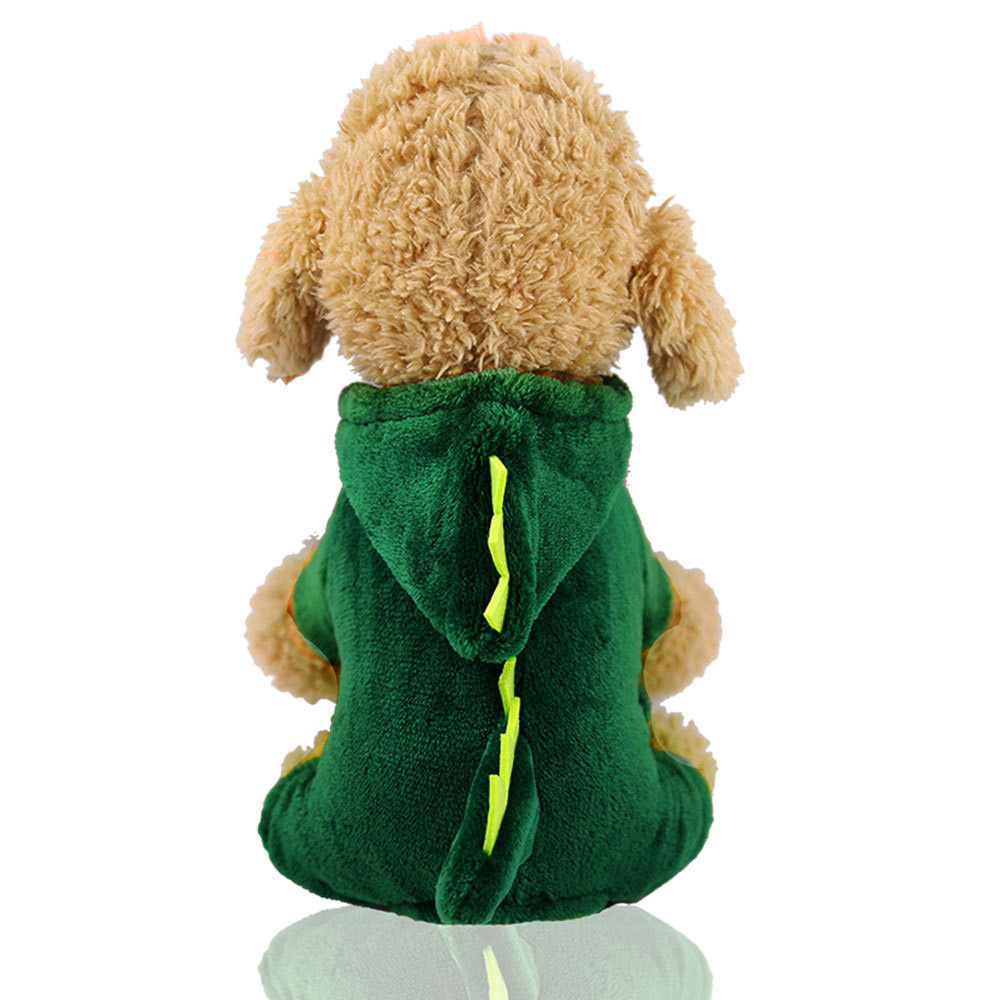 Manteau pour animaux de compagnie vêtements chaton chat Halloween dinosaure Costume chiot tenues mignonnes chats drôles 4 jambes habiller veste à capuche