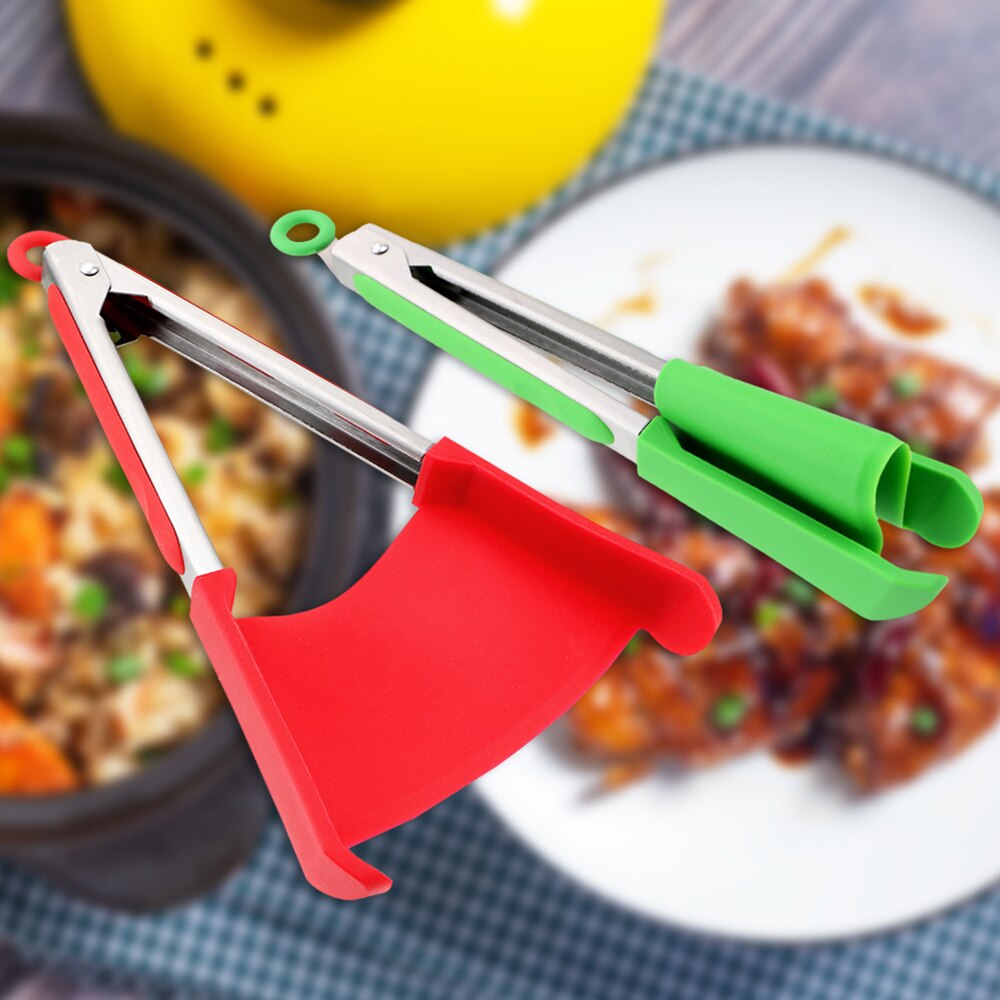 Niceyard 2 In 1 Keuken Spatel En Tang Non-stick Brood Clip Hittebestendige Koken Tools Gadget Keuken Accessoires