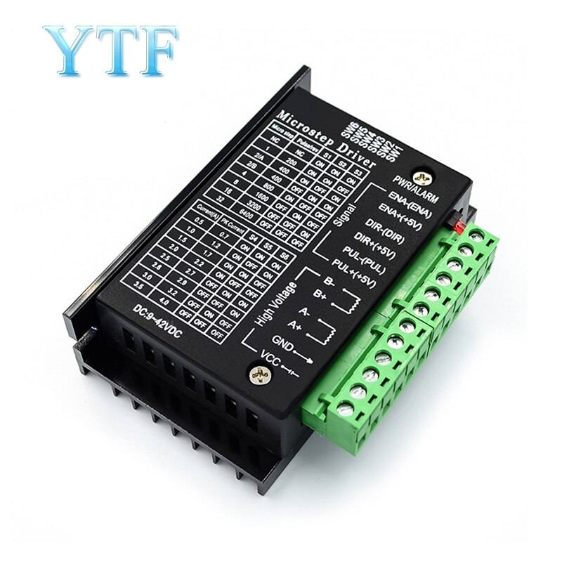 42/57 Stappenmotor Driver TB6600 Upgrade Versie 32 Onderverdeling 4.0A 42V (Pulse 3-24V)
